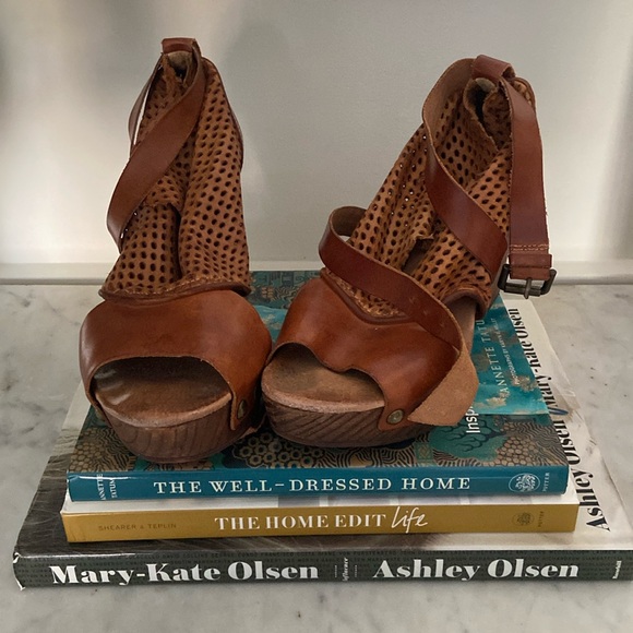 Free People Perforated Leather Clog - Picture 1 of 2